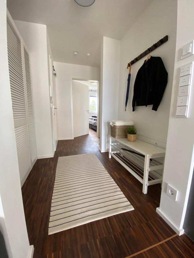 Modernes Apartment Am Hafen Mit Seeblick Grossraeschen Ngoại thất bức ảnh