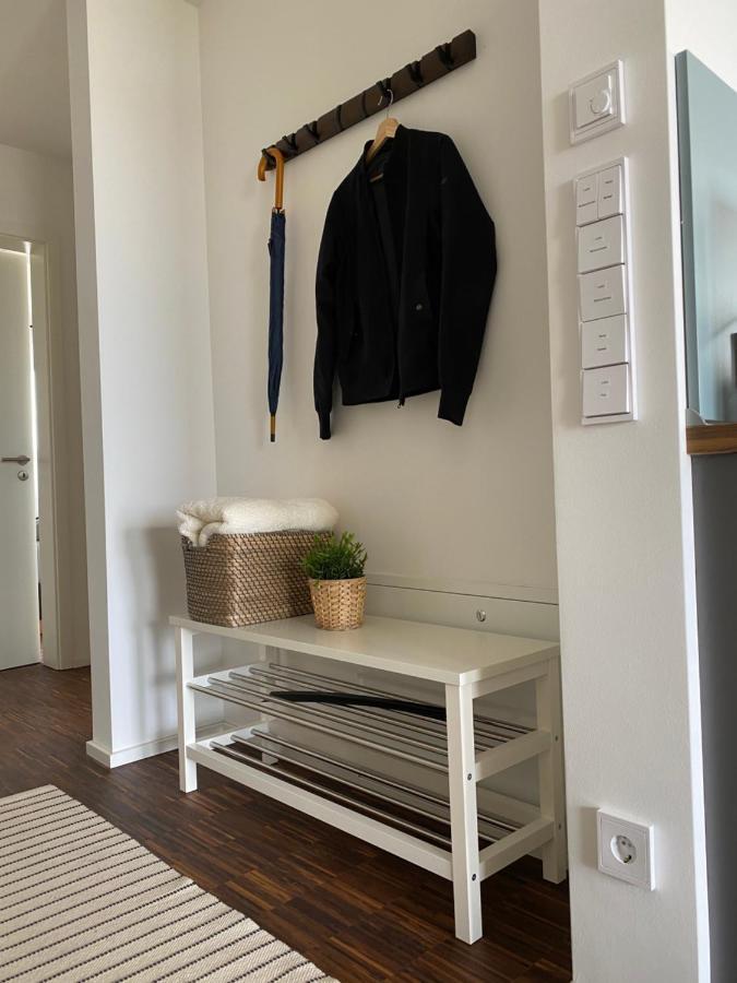 Modernes Apartment Am Hafen Mit Seeblick Grossraeschen Ngoại thất bức ảnh